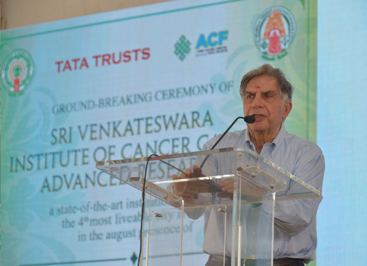 Mr. Ratan N. Tata, Chairman, Tata Trusts